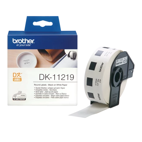 Brother DK-11219 fehér eredeti öntapadós címke 29mm