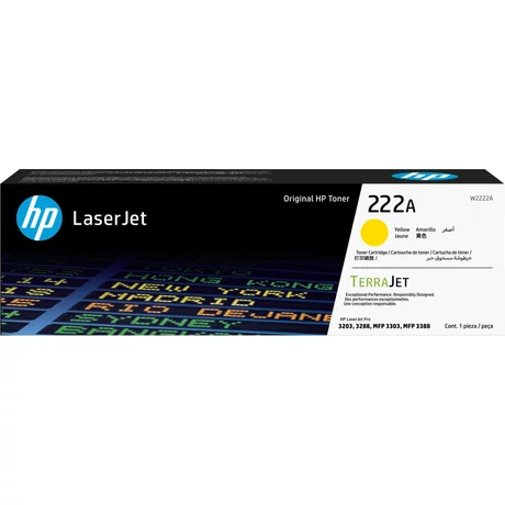 HP W2222A (222A) sárga eredeti toner