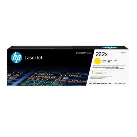 HP W2222X (222X) sárga eredeti toner