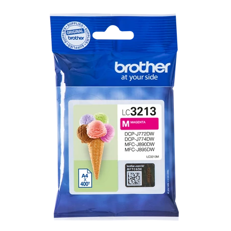 Brother LC3213 magenta eredeti tintapatron
