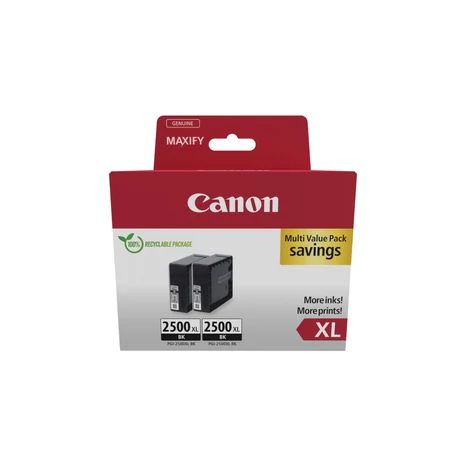 Canon PGI-2500XL fekete eredeti tintapatron duplacsomag