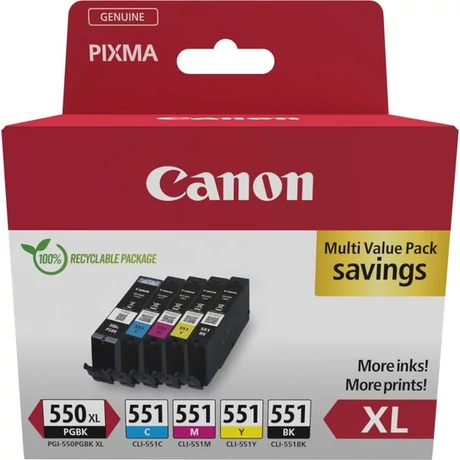 Canon PGI-550XL/CLI-551 eredeti tintapatron multipack