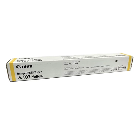 Canon T07 sárga eredeti toner