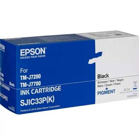 Epson SJIC33P (S020700) fekete eredeti tintapatron