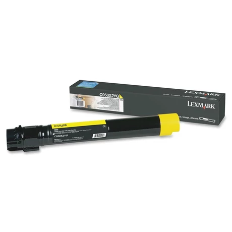 Lexmark [C950] C950X2YG extra nagy kapacitású sárga eredeti toner