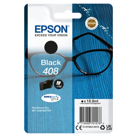 Epson T09J1 (408) fekete eredeti tintapatron