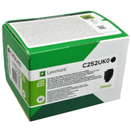 Lexmark [C2535] C252UK0 fekete eredeti toner