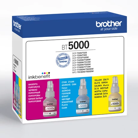 Brother BT-5000 színes eredeti tinta multipack (C,M,Y)