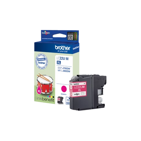 Brother LC22UM magenta eredeti tintapatron