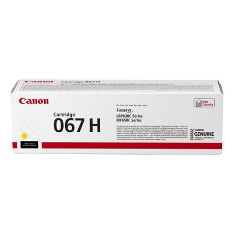 Canon CRG-067H sárga eredeti toner