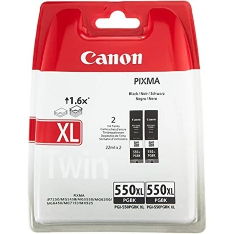 Canon PGI-550XL fekete eredeti tintapatron duplacsomag