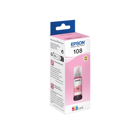 Epson T09C6 (108) világosmagenta eredeti tinta