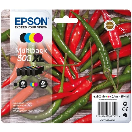 Epson T09R6 (503XL) eredeti tintapatron multipack