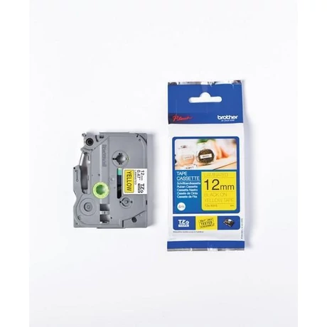 Brother TZE-631S sárga alapon fekete eredeti feliratozó szalag (12mm x 4m)