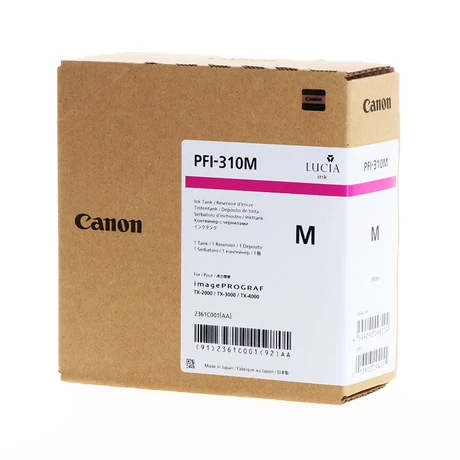 Canon PFI-310 magenta eredeti tintapatron