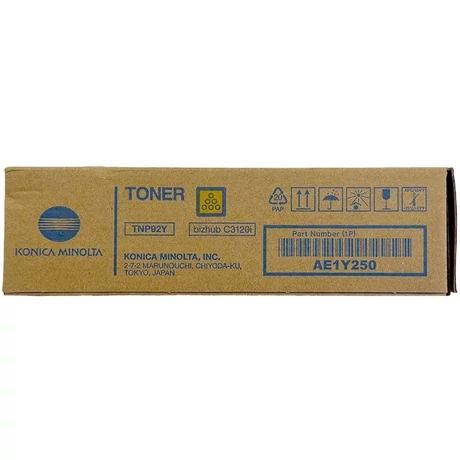 Konica Minolta Bizhub C3120 [TNP92Y] sárga eredeti toner