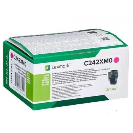 Lexmark [C2535/MC2640] C242XM0 magenta eredeti 3,5k toner
