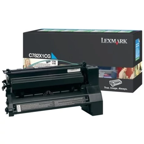 Lexmark [C750/X782] C782X1CG kék eredeti 15k toner
