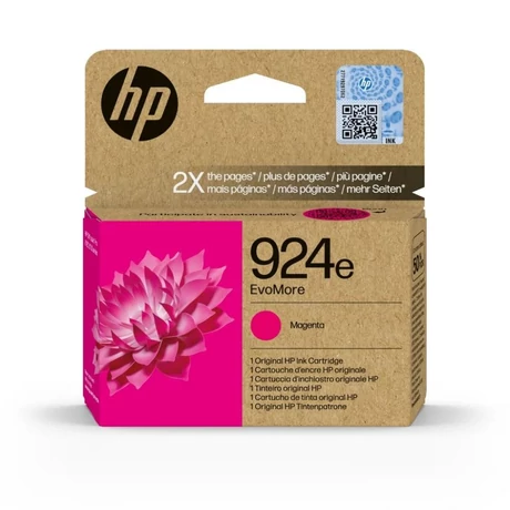 HP 4K0U8NE No.924E magenta eredeti tintapatron