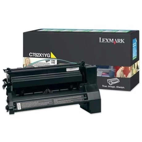 Lexmark [C750/X782] C782X1YG sárga eredeti 15k toner