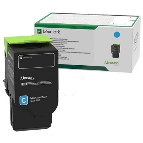 Lexmark [CS/CX421] 78C20C0 kék eredeti 1,4k toner