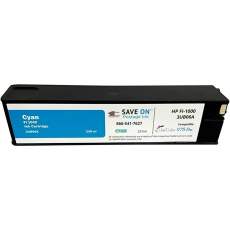 HP 3UB06A FI-1000 kék eredeti tintapatron