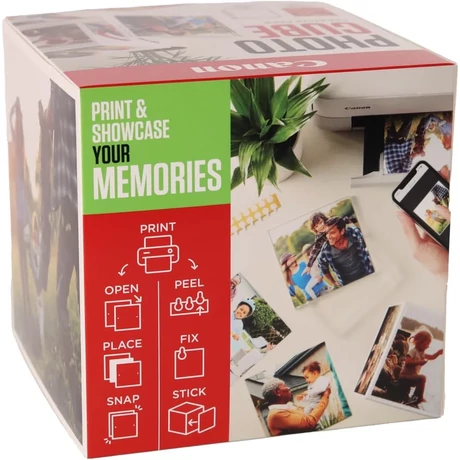 Canon PP-201 zöld Photo Cube fényes eredeti fotópapír (13x13cm, 40 lap, 265g)