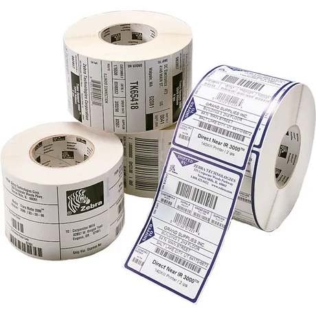 Zebra 2000D eredeti öntapadós címkeszalag csomag (12db, 101,6mm x 152,4mm, 800264-605)