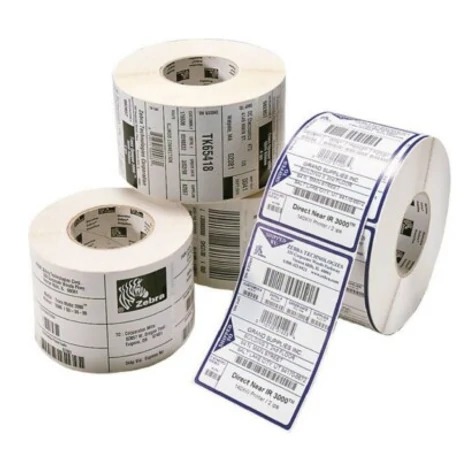 Zebra 3000T eredeti öntapadós poliészter címkeszalag csomag (4db, 101,6mm x 25,4mm, 880350-025)