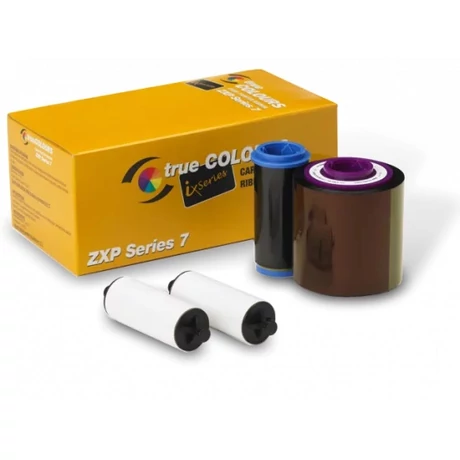Zebra ZXP7 színes eredeti festékszalag (1250 kép, YMCKO, 800077-747EM)