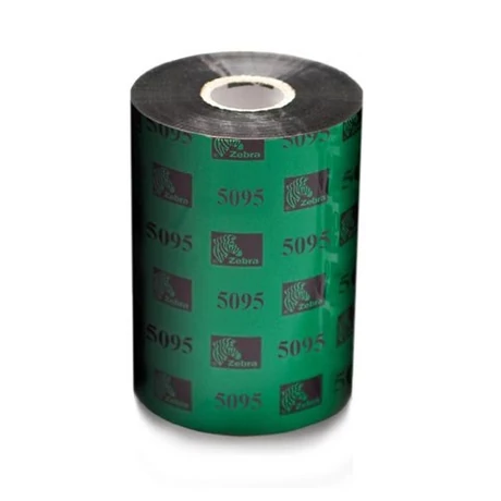 Zebra 5095 fekete eredeti gyantás címkeszalag csomag (6db, 154mm x 450m, 05095BK15445)