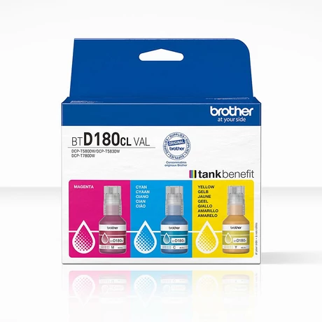 Brother BT-D180CL színes eredeti tinta csomag