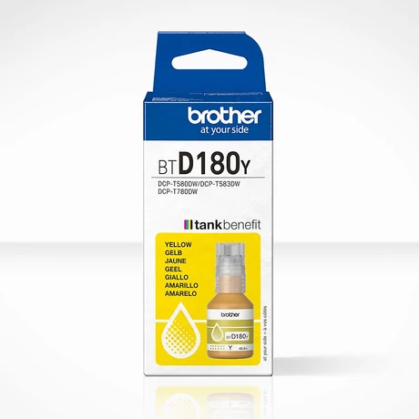 Brother BT-D180Y sárga eredeti tinta