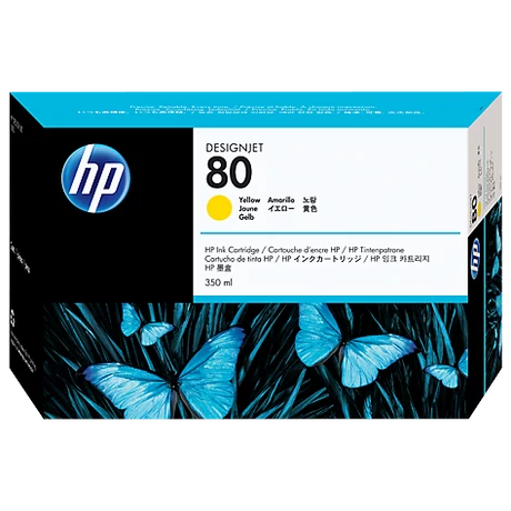 HP C4848A No.80 sárga eredeti tintapatron