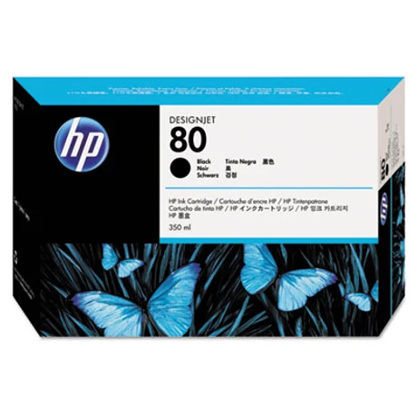 HP C4871A No.80 fekete eredeti tintapatron