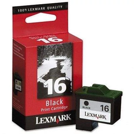 Lexmark 10N0016 [Bk] No.16 fekete eredeti tintapatron