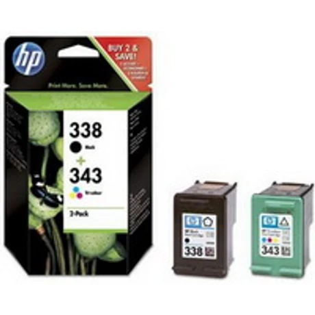 HP SD449E No.338 / No.343 eredeti tintapatron multipack