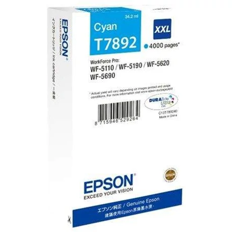 Epson T7892 kék eredeti tintapatron