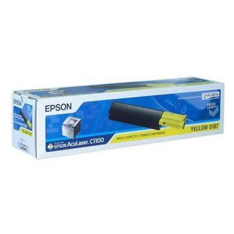 Epson C1100 4k (S050187) sárga eredeti toner