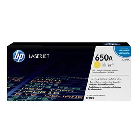 HP CE272A (650A) sárga eredeti toner