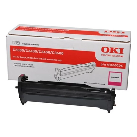 Oki [C3300, C3400] 15k magenta eredeti dobegység (43460206)